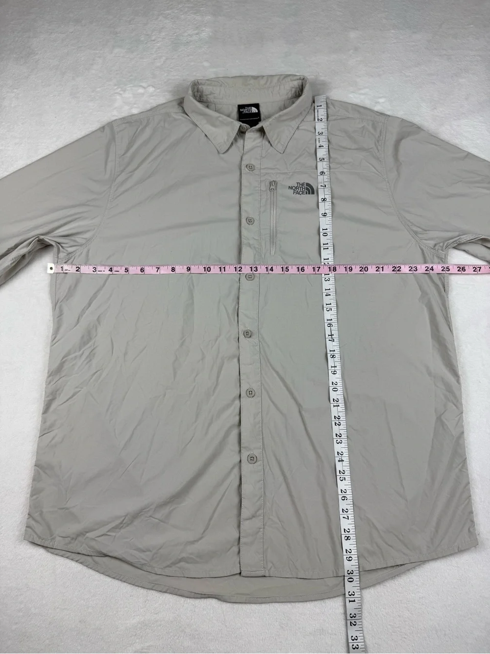 The North Face FIRST TRAIL UPF LONG SLEEVE BUTTON UP SHIRT Sun Shirt Men’s XL